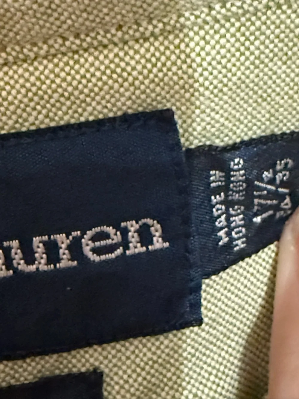 Ralph Lauren Light Sage Green  Button-Down Shirt Men’s XL or 17.5 by 34/35 - Picture 2 of 5